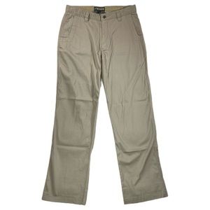 Mountain Khakis Lake Lodge Pants Men's Size 32x32 Brown Beige Tan Outdoor Hiking